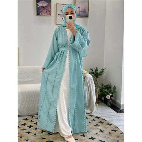 Muslim Dress Caftan Ramadan Eid Mubarak Kaftans For Women Robe Djellaba