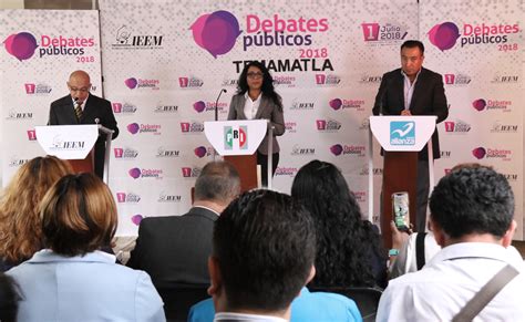 Organiza Ieem Debate Entre Candidatos A La Alcald A De Temamatla