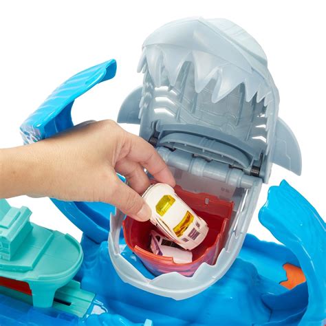 Hot Wheels City Color Changing Robot Shark Play Set Ki B XC JBKK Encarguelo