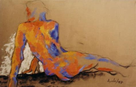 Desnudo En Naranja Jose Miguel Ayala Valdivieso Artelista