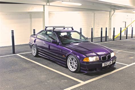 Technoviolet Bmw E36 Coupe On Classic Bbs Rk Wheels Love This Colour Bmw E36 Bmw Bmw Wheels