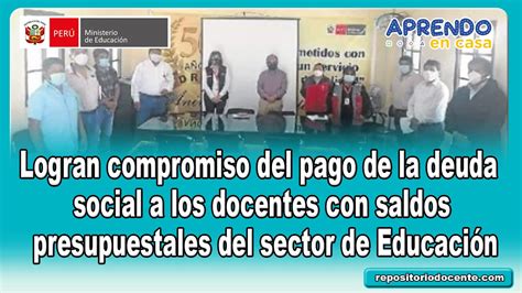 Logran El Compromiso De Pagar La Deuda Social A Los Docentes Con