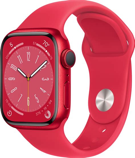 Apple Watch Series 8 41mm Gps Product Red Alu Product Red Sportsreim Elkjøp Elkjøp