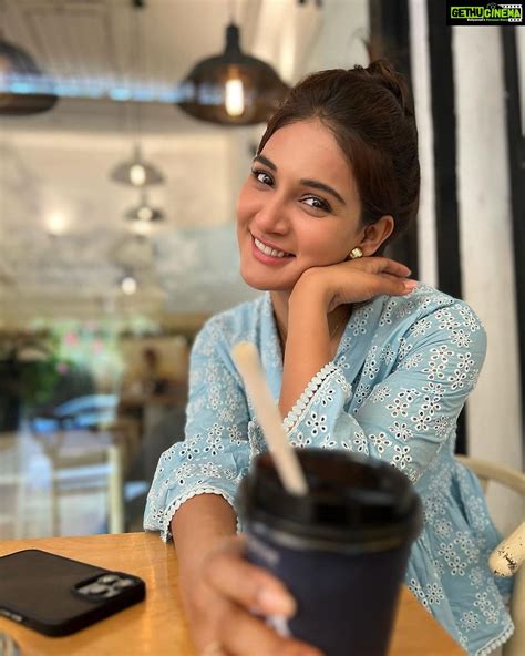 Mukti Mohan Instagram - Mood today ☕️ 🪷🩵 - Gethu Cinema