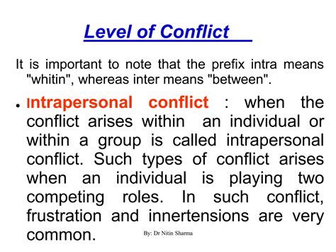 Organizational Behaviour Conflict Ppt