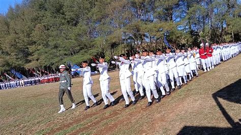 Paskibraka Sumba Barat Daya Sukses Kibarkan Bendera Merah Putih Di