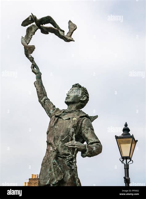 Statue Of John Muir As A Boy Marks Eastern End Of John Muir Way