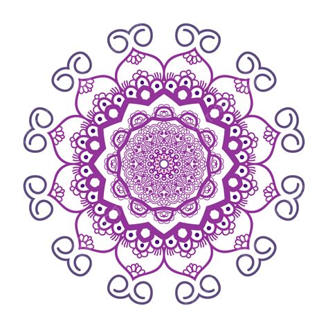 Design De Mandala Png Decorativa De Luxo Em Cores Diferentes PNG