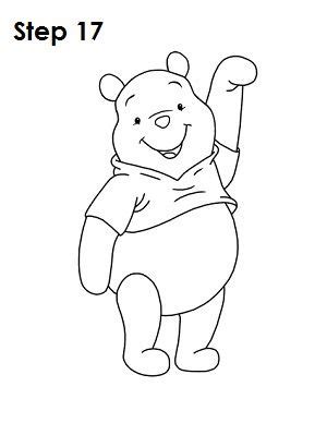 How To Draw Winnie The Pooh Winnie The Pooh Drawing Whinnie The Pooh