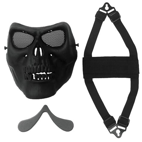 Skeleton Tactical Gel Blaster Airsoft Paintball Full Face Skull Mask