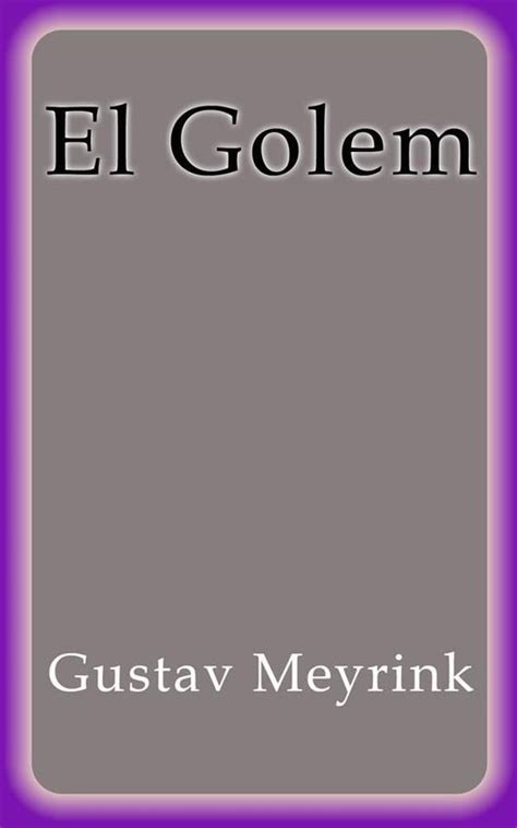 El Golem Ebook Gustav Meyrink 9788822829535 Boeken