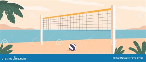 Beach Volleyball Court Clipart