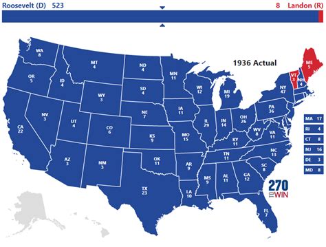 Presidential Election of 1936 - 270toWin