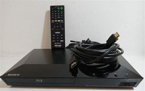 Sony Bdp S1100 Xvid Small Compact Blu Ray Player With Tv Connectors Ebay