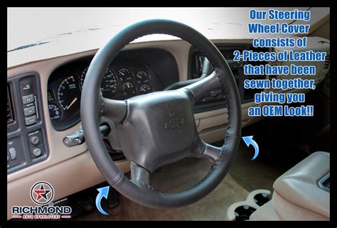 1999 2000 2001 2002 GMC Sierra 3500 SLT SLE Leather Steering Wheel