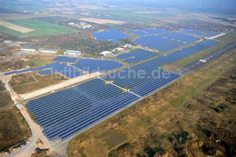 Luftbild Falkenberg L Nnewitz Solarpark L Nnewitz Auf Dem Flugplatz