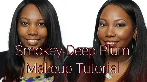 Smokey Deep Plum Makeup Tutorial Fall Autumn Makeup Youtube