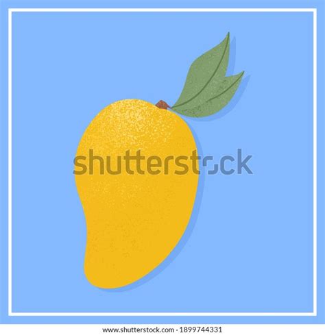 Ripe Mango Sweet Mango Fruit Vector Stock Vector Royalty Free