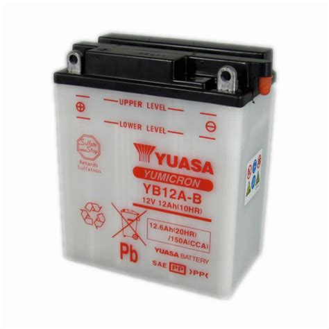 Yuasa Motorcycle Battery Yb A B V Ah From County Battery County