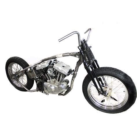 V Twin Xl Single Loop Rigid Bobber Frame Raw 51 0060 Vital V Twin Cycles