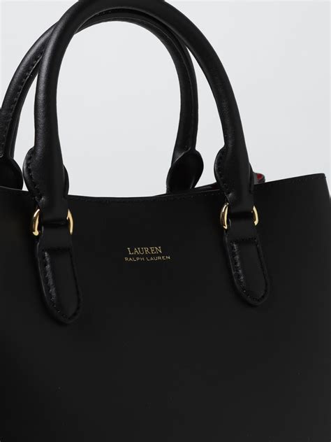 Polo Ralph Lauren Leather Handbag Black Tote Bags Polo Ralph Lauren 431775153 Giglio