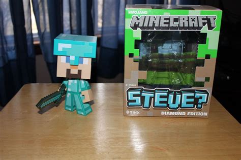 Minecraft Mojang Jinx Inch Steve Figure Diamond Edition With Box