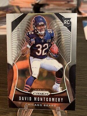 Prizm David Montgomery Base Rookie Card Chicago Bears Rc