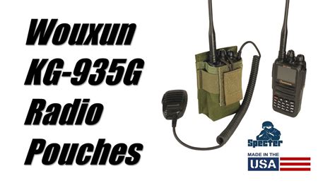 Wouxun Kg G Radio Pouches Youtube