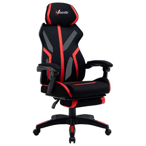 Vinsetto Silla Gaming Giratoria Con Reposapi S Retr Ctil Silla De