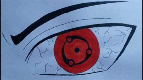 How To Draw Sharingan Eye Easy