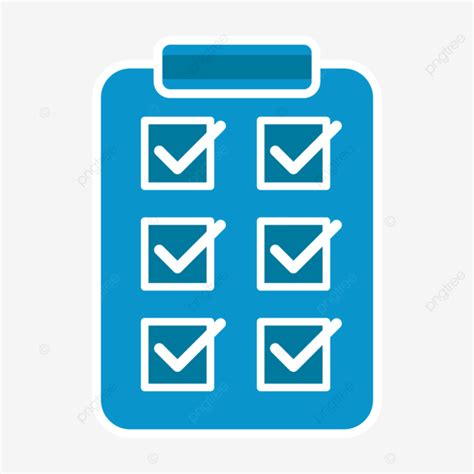 Checklist Icon Blue