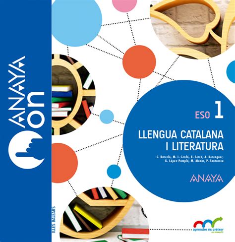 Llengua Catalana I Literatura Eso Baleares Anaya On Digital Book