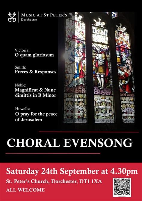 Choral Evensong Visit Dorset