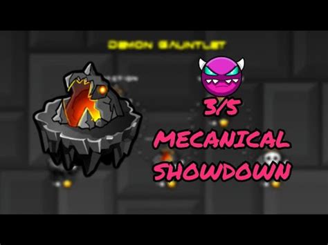 Mechanical Showdown Demon Gauntlet 3 5 Geometry Dash 2 113 Epic