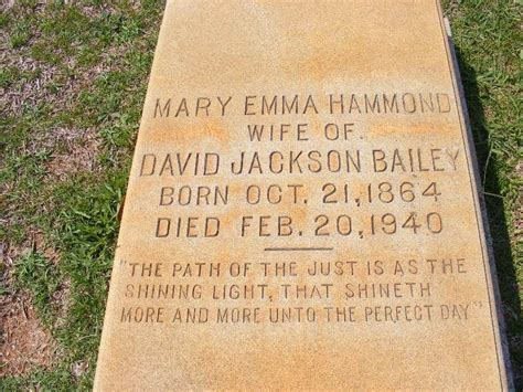 Mary Emma Hammond Bailey 1864 1940 Memorial Find A Grave