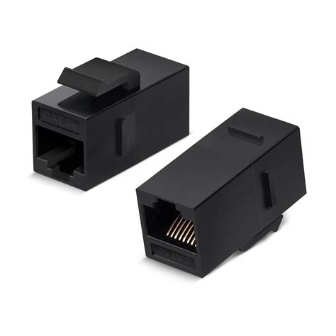 Cabeus CA-KJ-8p8c-C5e Проходной адаптер формата Keystone, RJ45-RJ45 ...