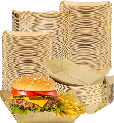 Amazon Motbach Pack Lb Kraft Paper Food Trays Disposable