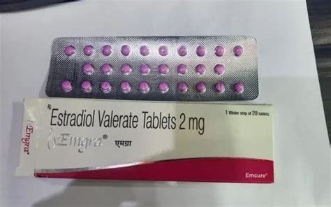 Estradiol Valerate Tablet 2mg At ₹ 299stripe Estradiol Tablets In