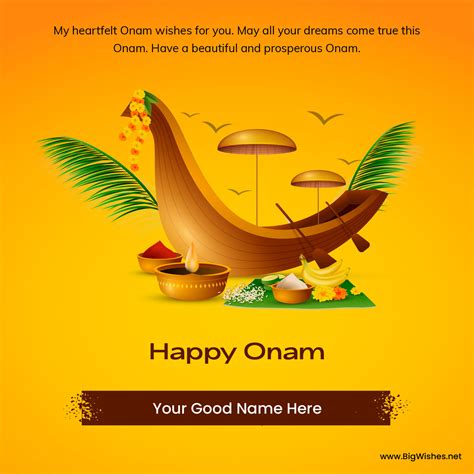 Create Onam Wishes With Photo And Name Create Custom Wishes Hot Sex