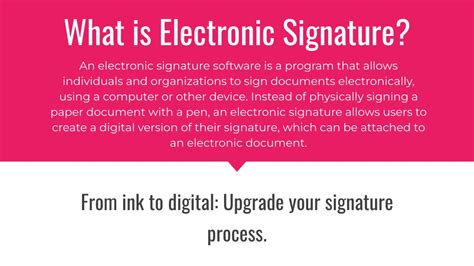 Ppt Electronic Signature Software In Choosing The Right