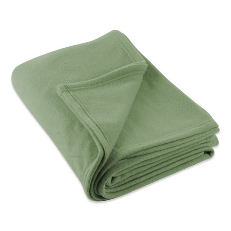 9' Olive Green Fleece Blanket - Walmart.com - Walmart.com