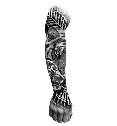 Pin By Thiago Muller On Portifólio Tiger Tattoo Sleeve Jungle Tattoo