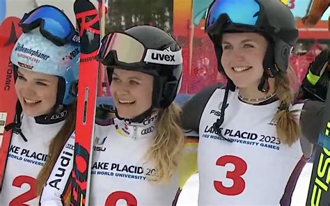 Universiade Deutsche Frauen Mit Doppelsieg Im Riesenslalom Skinews Ch