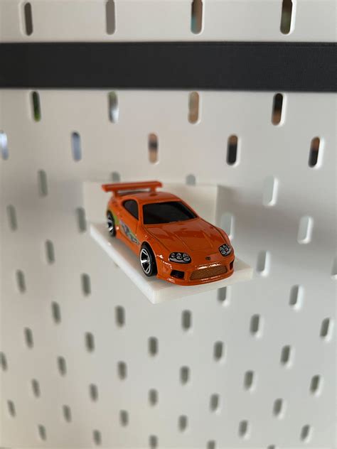 Ikea SKÅDIS Pegboard Hot Wheels Holder Etsy