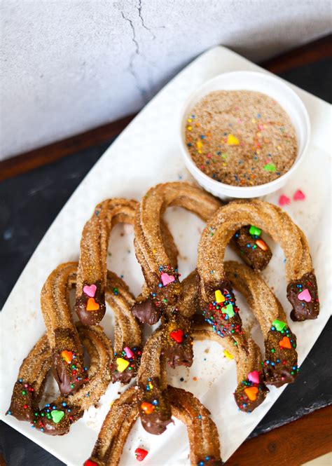 Rainbow Ginger Churros The Foody Bean