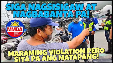 NAGBABANTA SI KUYA MALI NA NGA SIYA PERO SIYA PA ANG MATAPANG MMDA