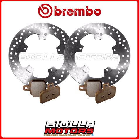 Kit Pastiglie Dischi Brembo Piaggio Beverly Cruiser 500 2007 Anterio