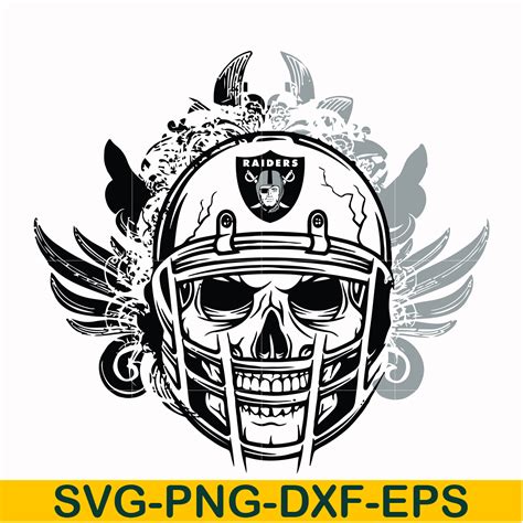 Las Vegas Raiders Skull Svg Raiders Skull Svg Nfl Svg Png Inspire