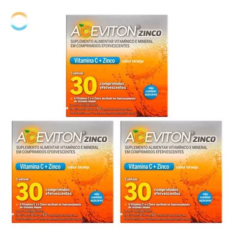 Aceviton Vitamina C 1 G De Zinc 9 X 10 Unidades Eferv Mejora La