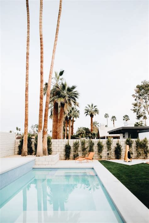 Southern California Palm Springs Pool Outdoor Spaces Outdoor Living